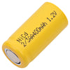 1/2 AA 400 mAh NiCD Flat Top Battery
