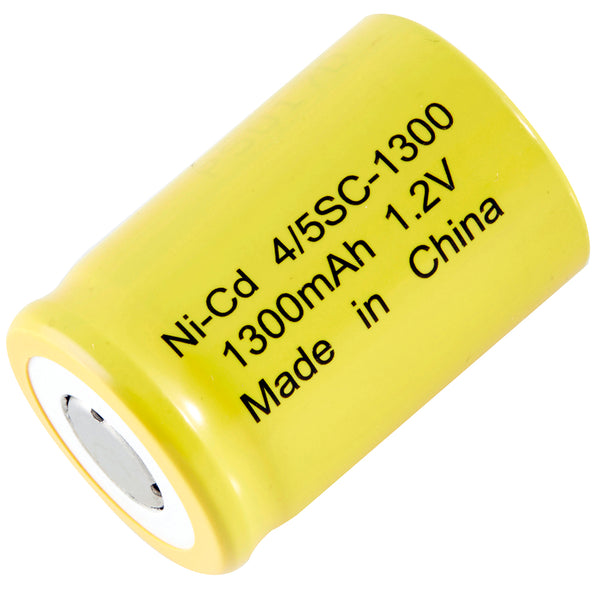 4/5 Sub C 1300 mAh NiCd Battery