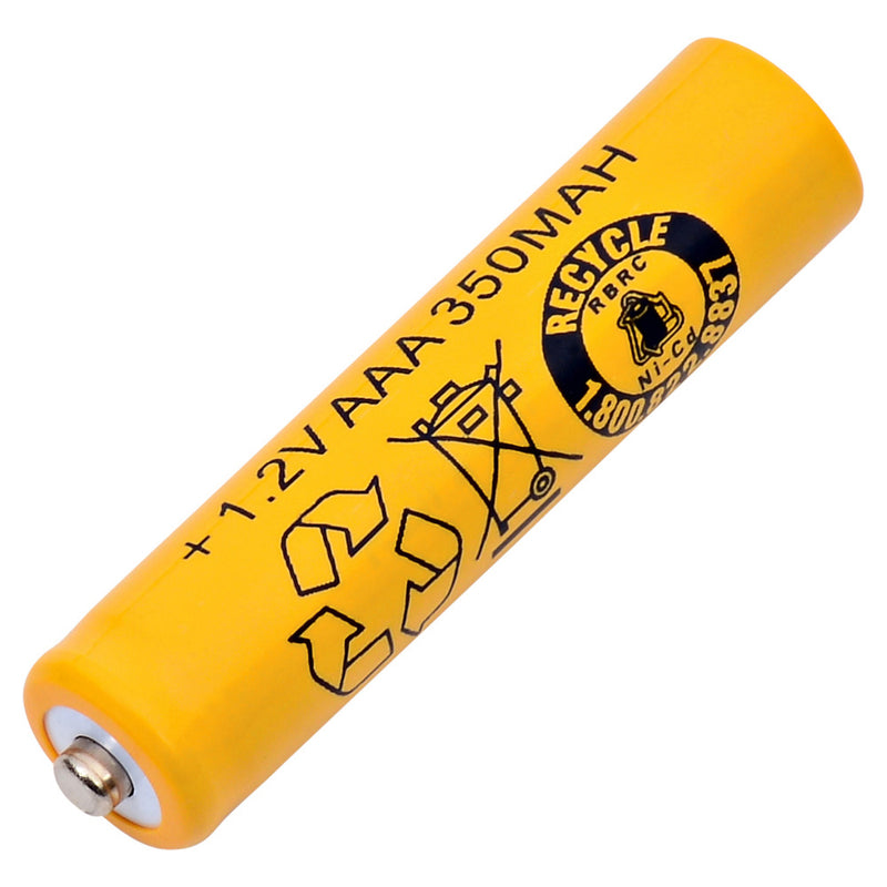 AAA 350 mAh NiCd Consumer Top Battery