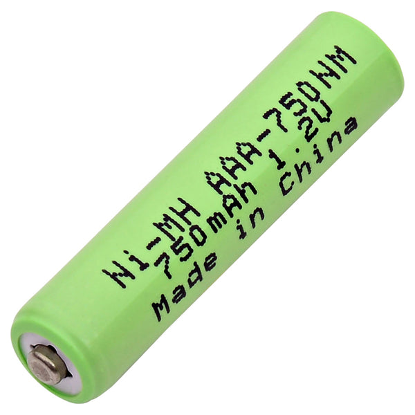 AAA 750 mAh NiMH Consumer Top Battery