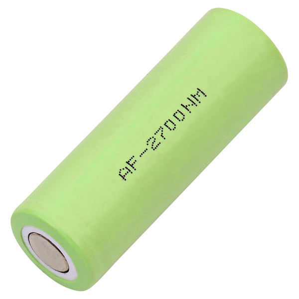 A Size 2700 mAh NiMH Flat Top Battery