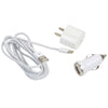 White 6 Foot Ultralast 3 in 1 Charger for USB-C and more!