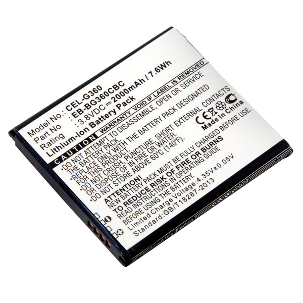 Replacement Cell Phone Battery For Samsung Galaxy Core Prime and more!