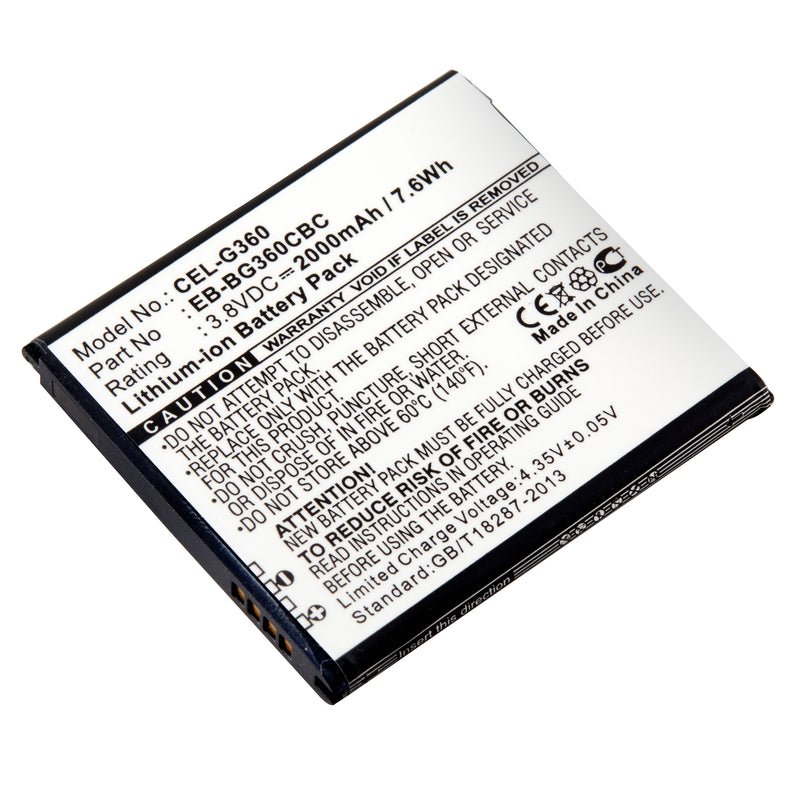 Replacement Cell Phone Battery For Samsung Galaxy Core Prime and more!
