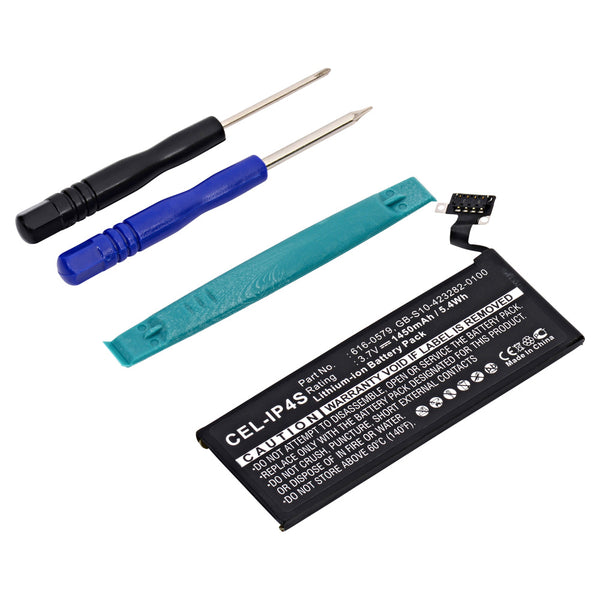 Replacement Cell Phone Battery For Apple iPhone 4S and more!