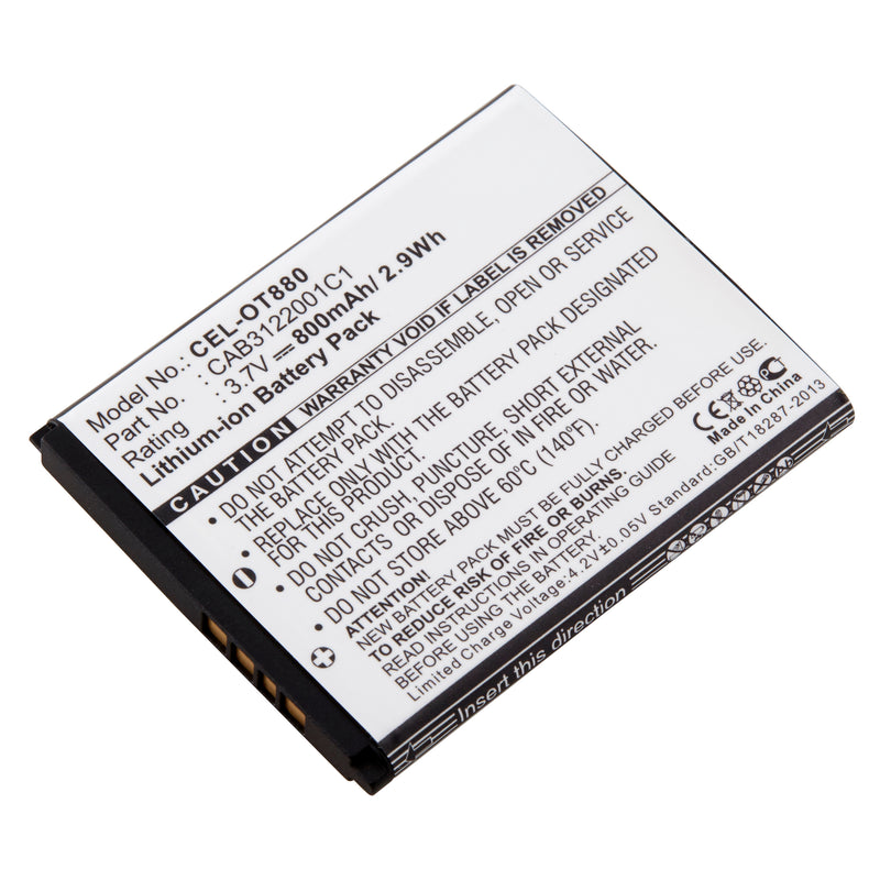 Replacement Cell Phone Battery For Alcatel A-392 and more!