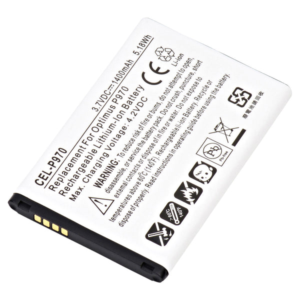 Replacement Cell Phone Battery For LG Optimus Black and more!