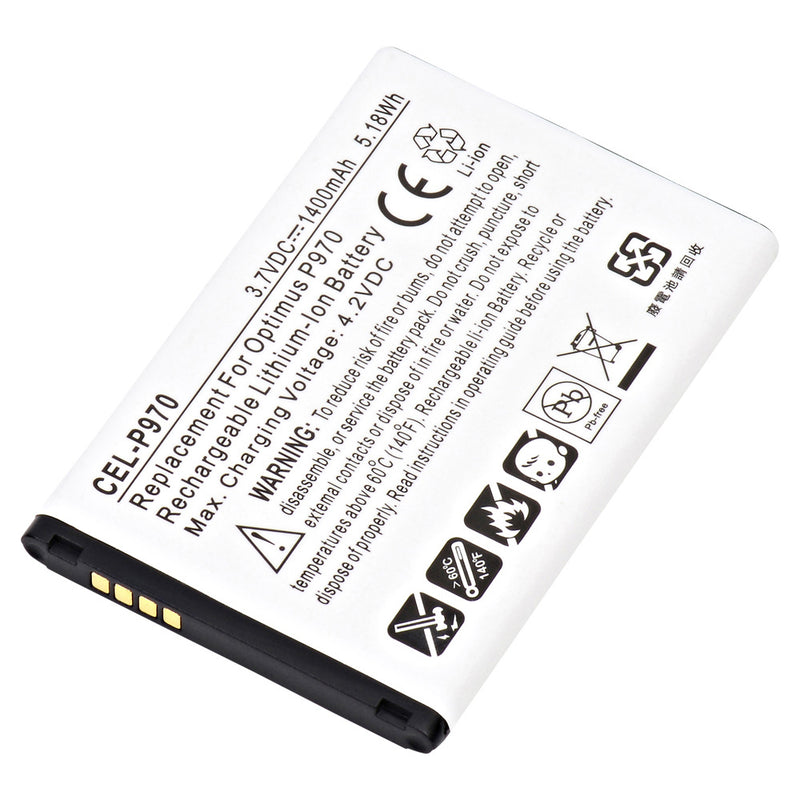 Replacement Cell Phone Battery For LG Optimus Black and more!