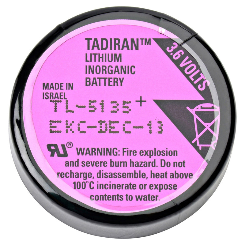 Tadiran TL-5135/P 3.6V 1700 mAh Lithium Battery