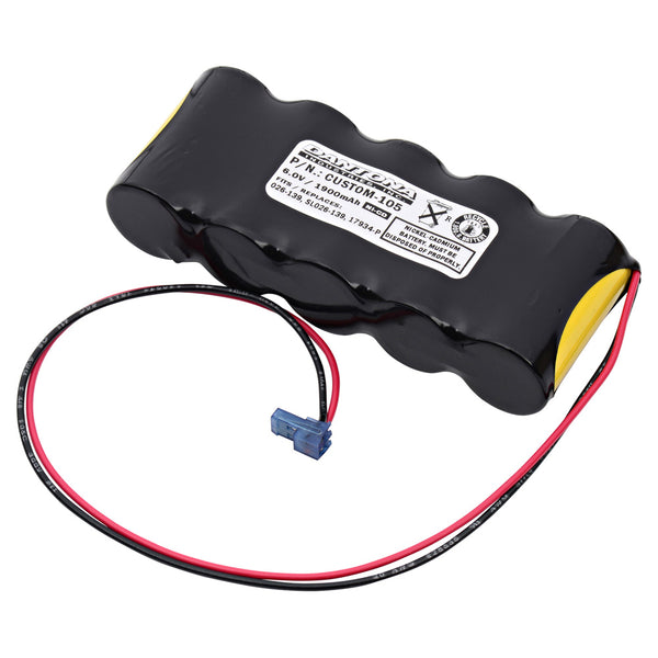 Replacement Emergency Lighting Battery For Baghelli 026-139 and more!