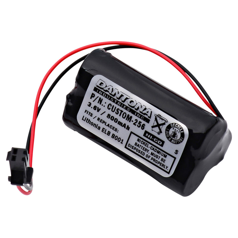 Replacement Emergency Lighting Battery For Lithonia ELB B001 and more!