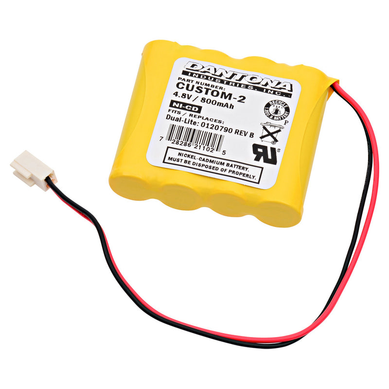 Replacement Emergency Lighting Battery For Dual-Lite 0020520T and more!