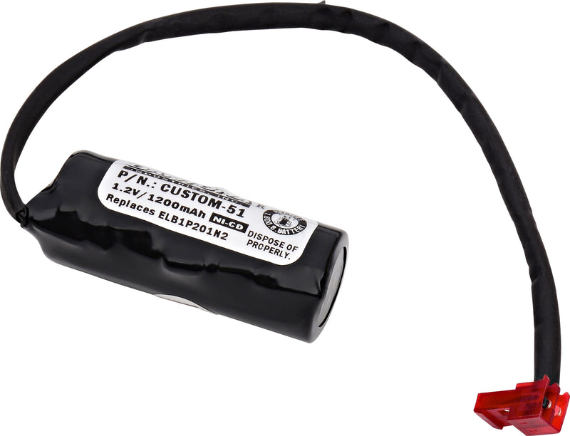 Replacement Emergency Lighting Battery For Lithonia ELB1210N and more!