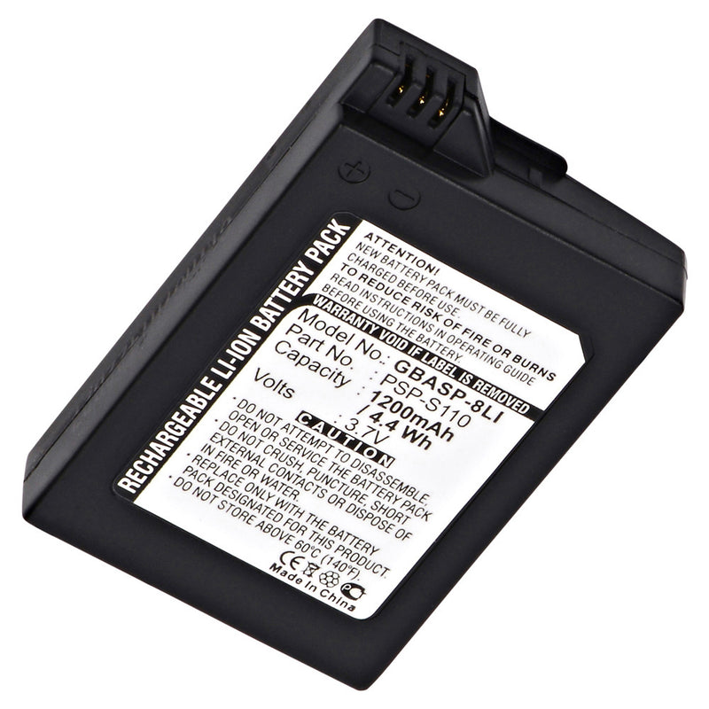 Replacement Video Game Battery For Sony PSP-S110 and more!