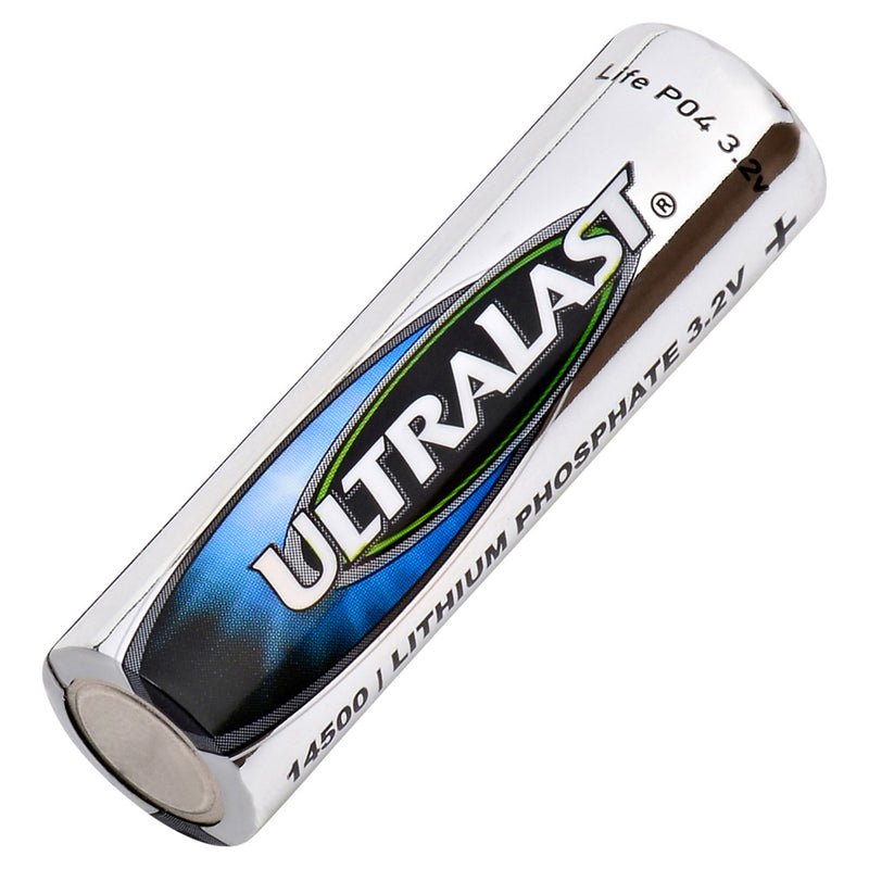 Ultralast LiFePO4 14500 Size Rechargeable Battery