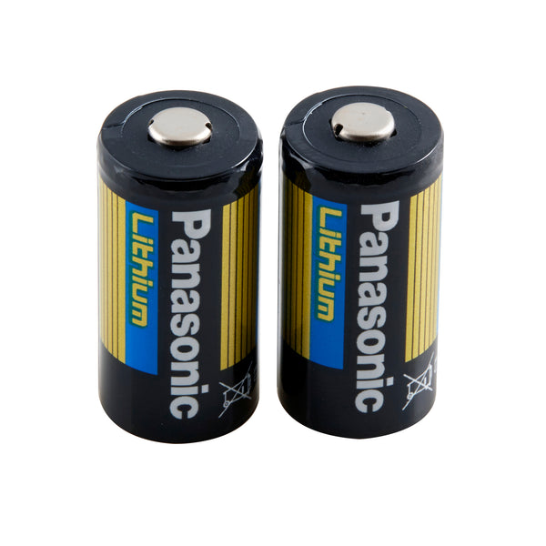 2 Pack of Panasonic CR123A 3V Lithium Battery