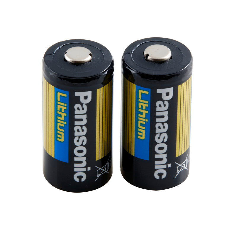 2 Pack of Panasonic CR123A 3V Lithium Battery
