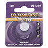 Ultralast CR1216 Lithium Coin Cell Battery