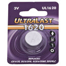 Ultralast CR1620 Lithium Coin Cell Battery