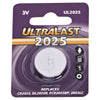 Ultralast CR2025 Lithium Coin Cell Battery