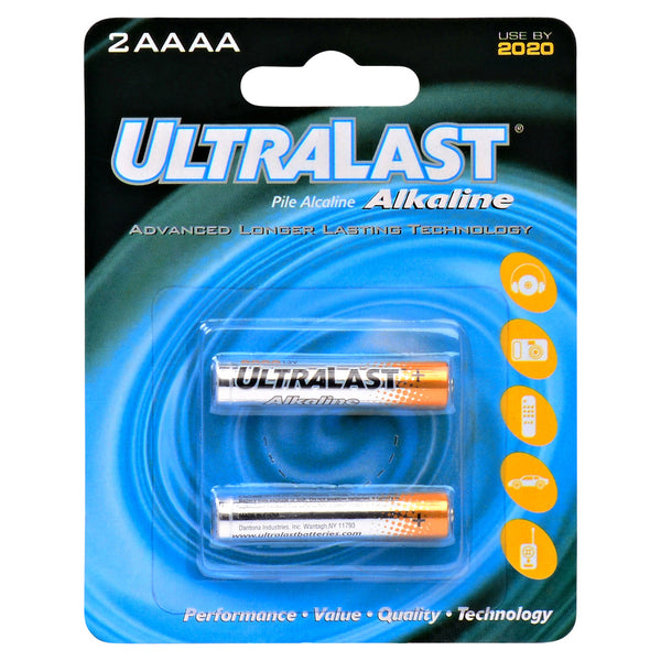 Ultralast 2 Pack AAAA Batteries