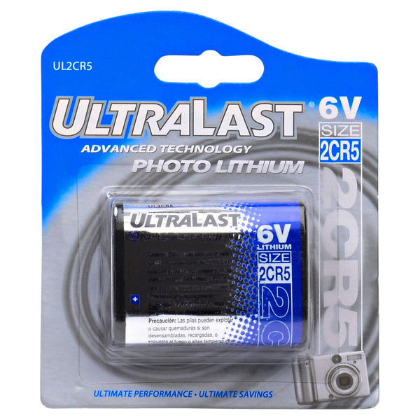 Ultralast 2CR5 6V Lithium Battery
