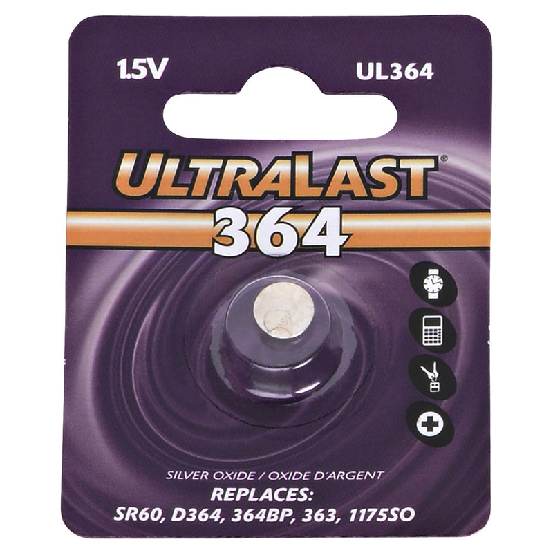 Ultralast 364 Size Watch Battery