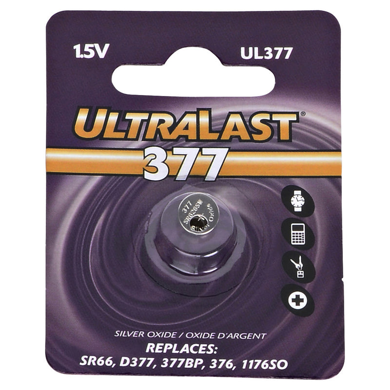 Ultralast 377 Size Watch Battery