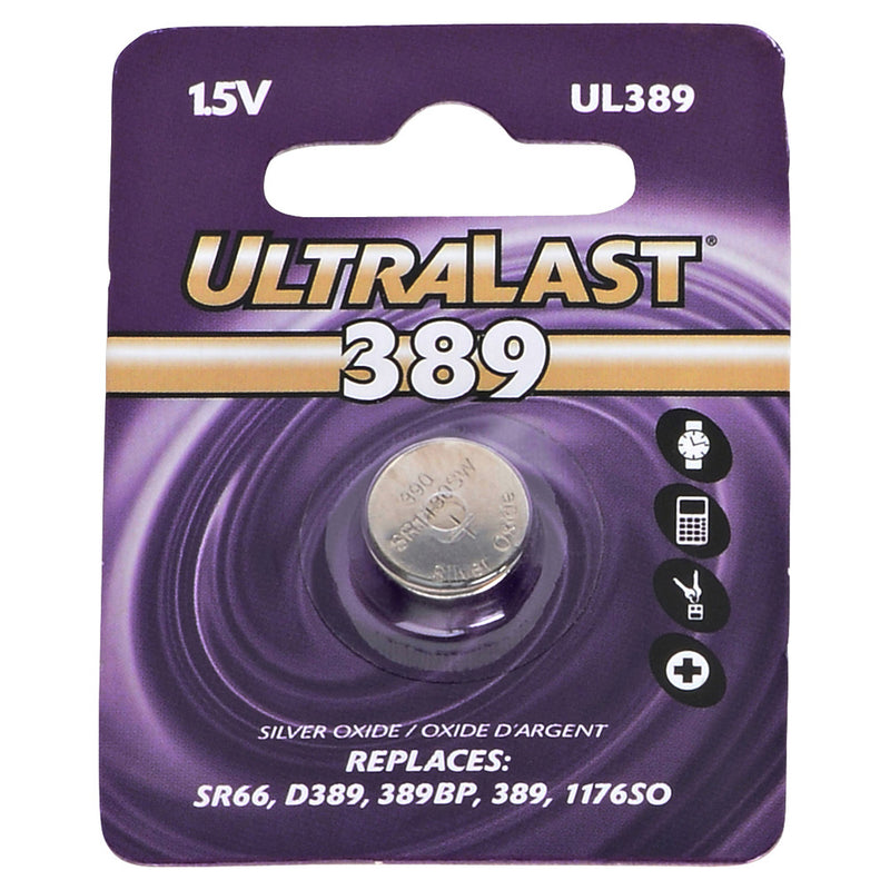 Ultralast 389 Size Watch Battery