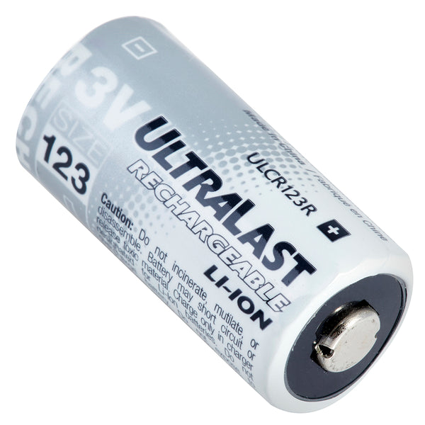 Ultralast Rechargeable CR123A 3V Lithium Battery
