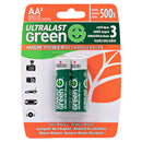 Ultralast 2 Pack AA High-Power Rechargeable Batteries