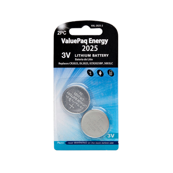 ValuePaq CR2025 Card of 2